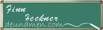 Finn Heckner Visitenkarte